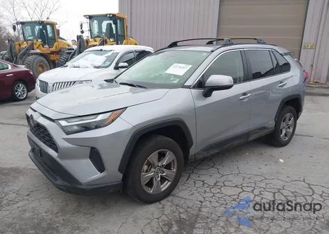 2025 Toyota Rav4 Hybrid Xle from USA, damaged, VIN JTMRWRFV4SD593614